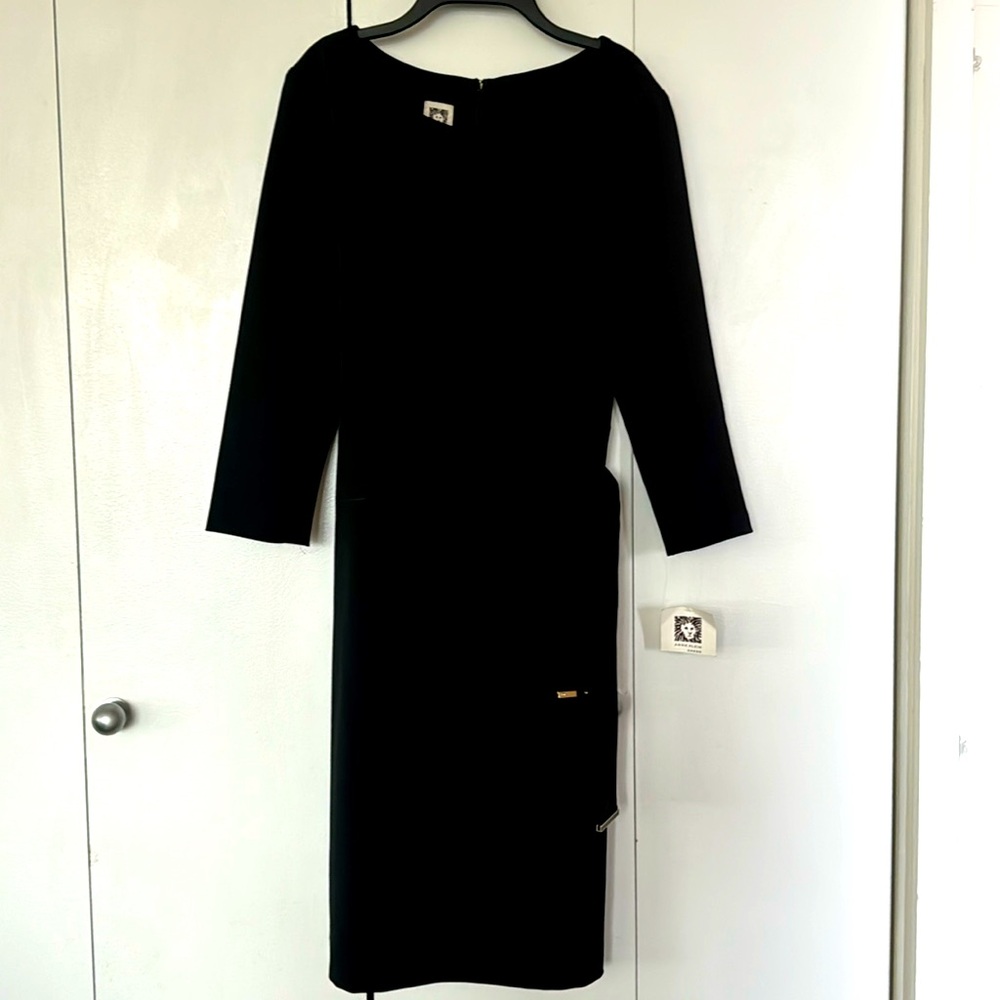 Anne Klein black dress NWT